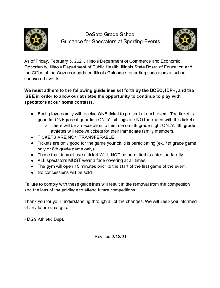 Spectator Information