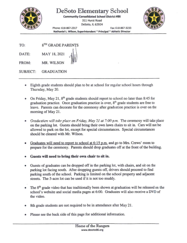 Graduation Information